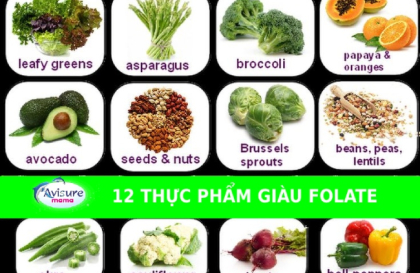 Hướng dẫn bổ sung Axit folic cho bà bầu để phòng ngừa dị tật thai nhi 